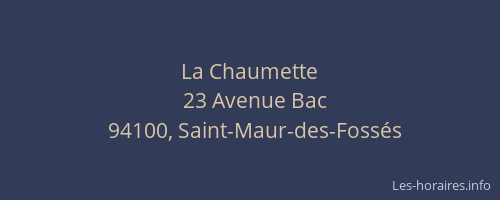 La Chaumette