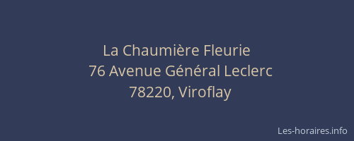 La Chaumière Fleurie