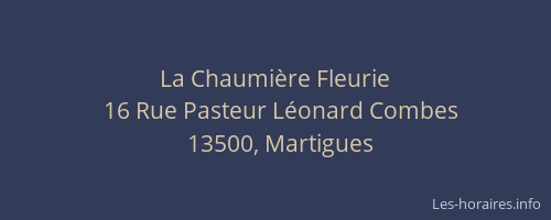 La Chaumière Fleurie