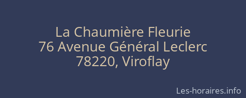 La Chaumière Fleurie