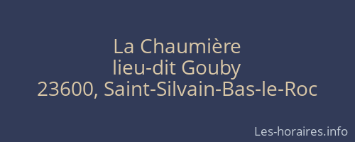 La Chaumière