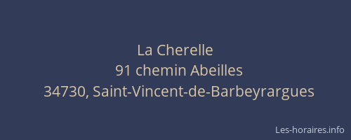 La Cherelle