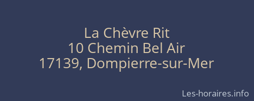 La Chèvre Rit