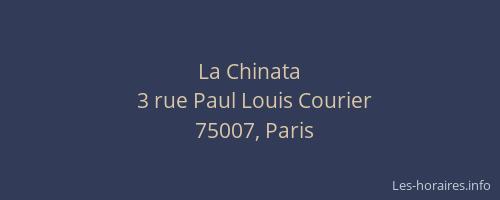 La Chinata