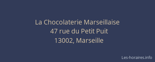 La Chocolaterie Marseillaise