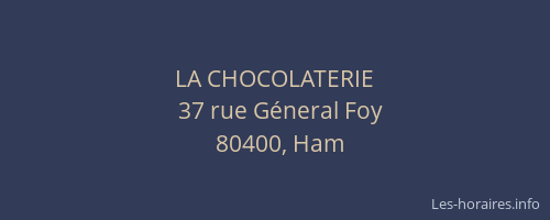 LA CHOCOLATERIE