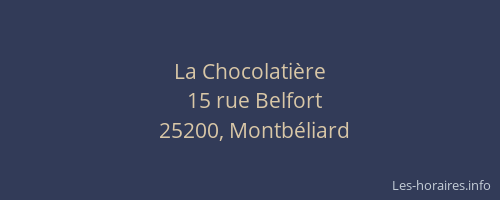 La Chocolatière