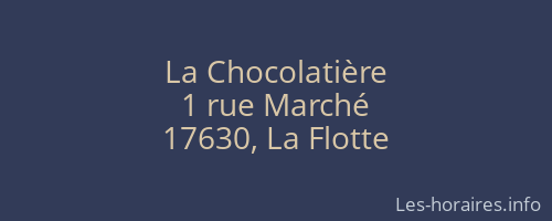La Chocolatière