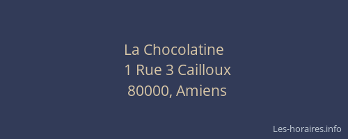 La Chocolatine