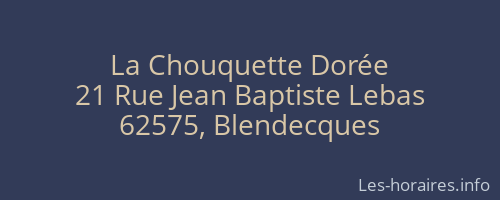 La Chouquette Dorée