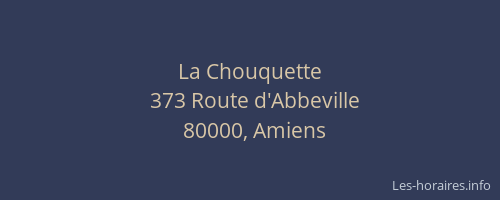 La Chouquette