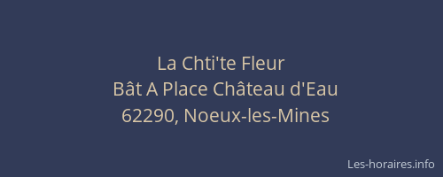 La Chti'te Fleur