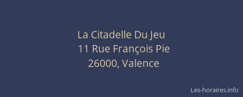 La Citadelle Du Jeu