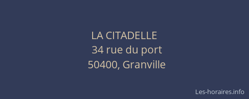 LA CITADELLE