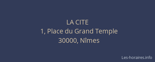 LA CITE