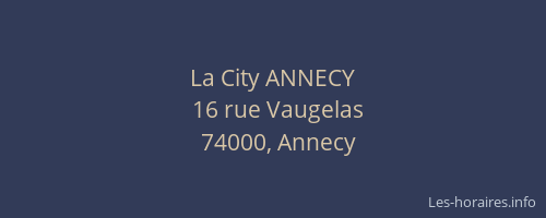 La City ANNECY
