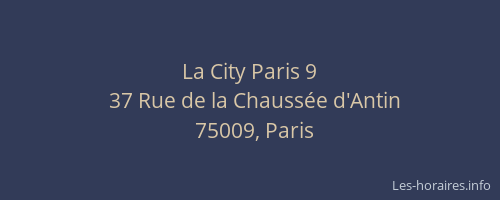La City Paris 9