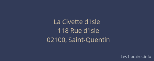 La Civette d'Isle