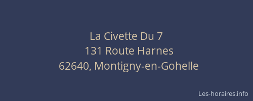 La Civette Du 7