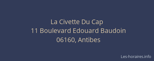 La Civette Du Cap