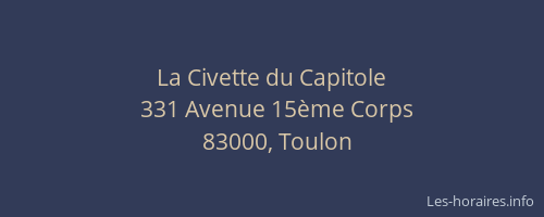 La Civette du Capitole