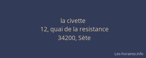 la civette