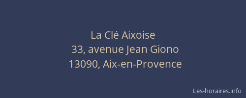 La Clé Aixoise