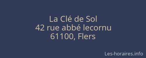 La Clé de Sol