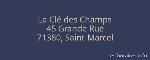 La Clé des Champs