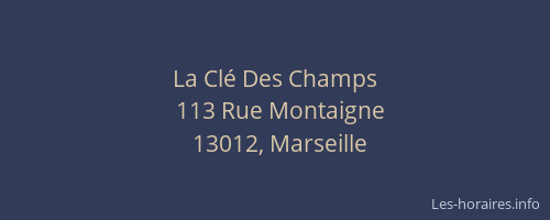 La Clé Des Champs