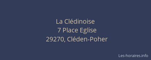 La Cl&eacute;dinoise