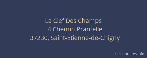 La Clef Des Champs