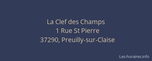 La Clef des Champs