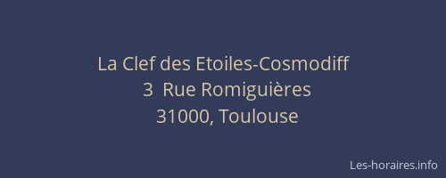 La Clef des Etoiles-Cosmodiff