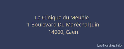 La Clinique du Meuble