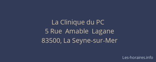 La Clinique du PC