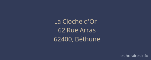La Cloche d'Or
