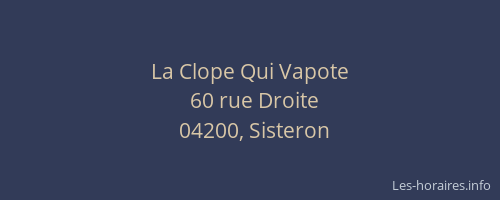 La Clope Qui Vapote