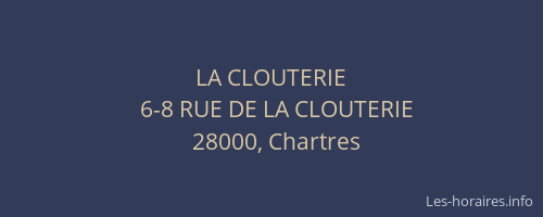 LA CLOUTERIE