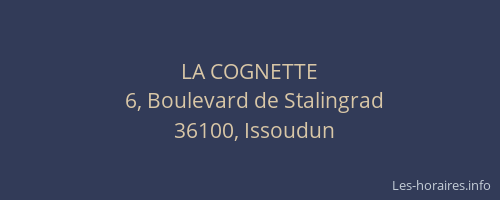 LA COGNETTE