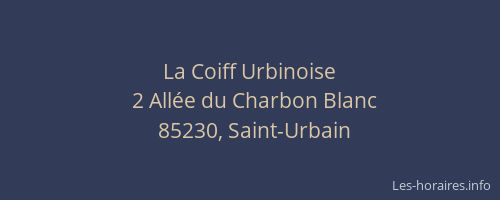 La Coiff Urbinoise