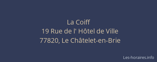La Coiff