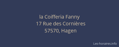 la Coifferia Fanny