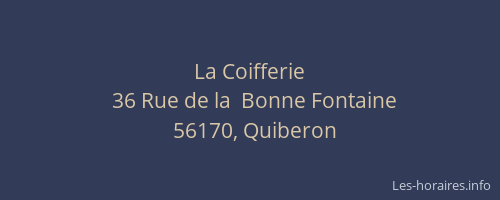 La Coifferie