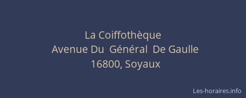 La Coiffoth&egrave;que