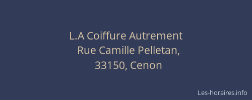 L.A Coiffure Autrement