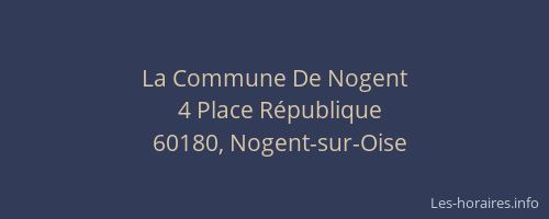 La Commune De Nogent