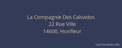 La Compagnie Des Calvados