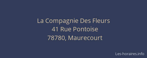 La Compagnie Des Fleurs