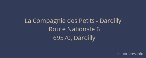 La Compagnie des Petits - Dardilly